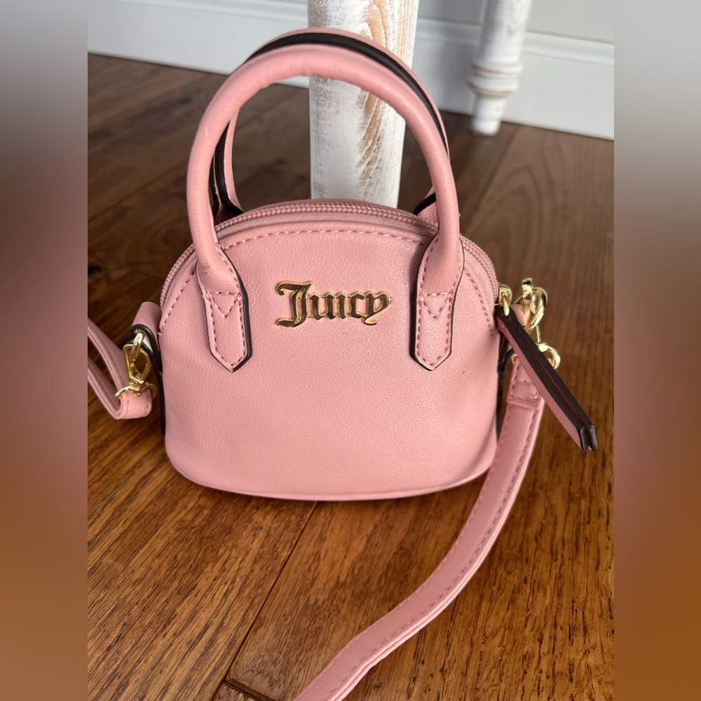 Blush pink Juicy Couture mini bag with cross body strap